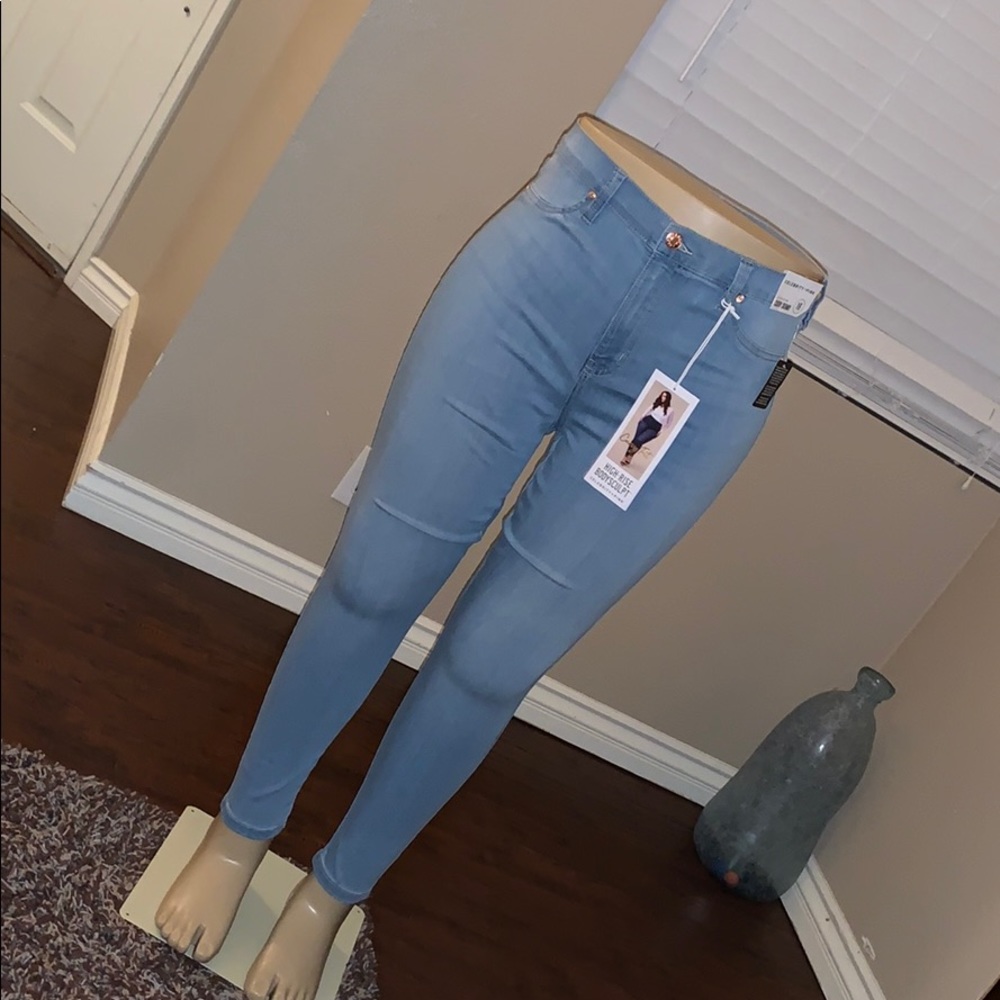 Celebrity Pink Jeans plus size👖🔥🍑